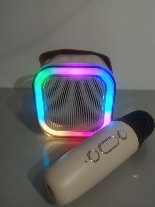 Караоке детское с LED подсветкой,з 2 микрофоном