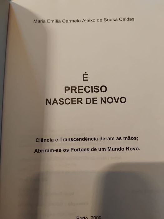 Livro “É Preciso Nascer de Novo”