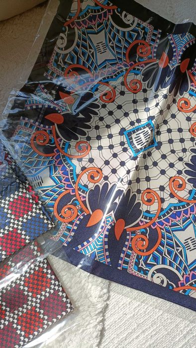 Poszetki jedwab Vistula 100% silk nowe