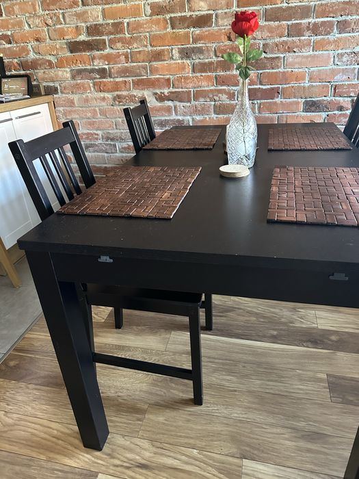 Krzesła 4szt. z litego drewna sosnowego Ikea Stefan/ Pinntrop