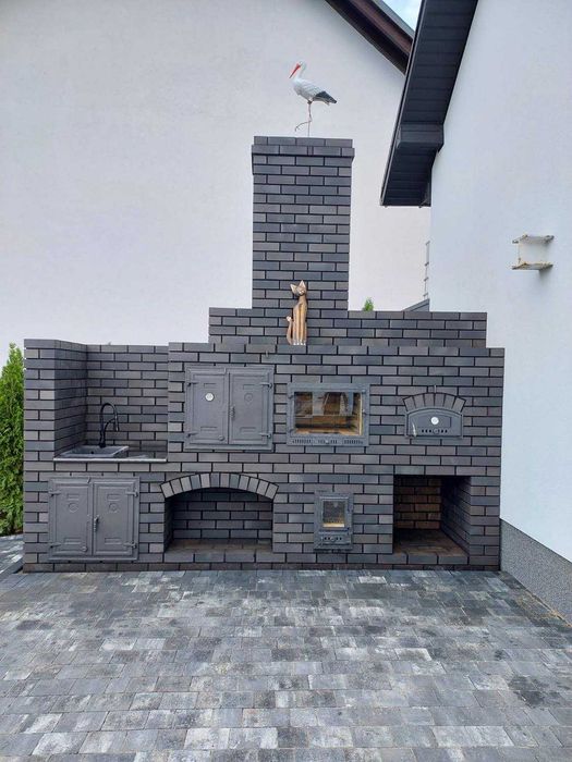 Grill murowany wedzarnia murowana grillo wedzarnia grill ogrodowy