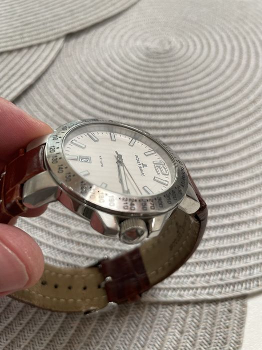 Jacques Lemans Men's Quartz Watch Milano 1-1718B with Leather Strap
