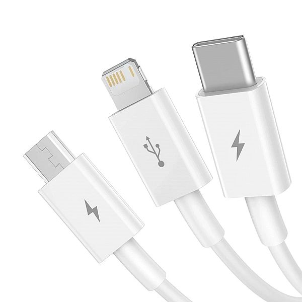 Baseus Superior 3w1 kabel USB - Lightning / USB Typ C / micro USB 3,5