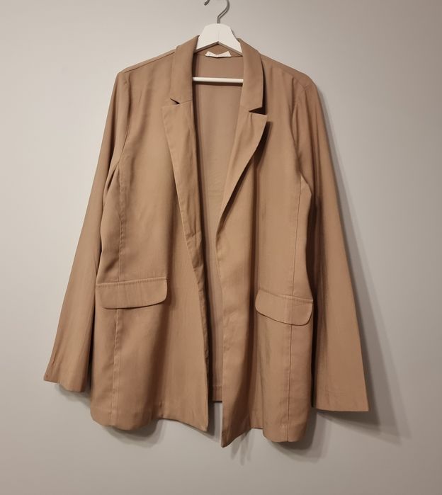 Marynarka beżowa damska żakiet rozmiar 44/46 XXL/XXXL Primark basic