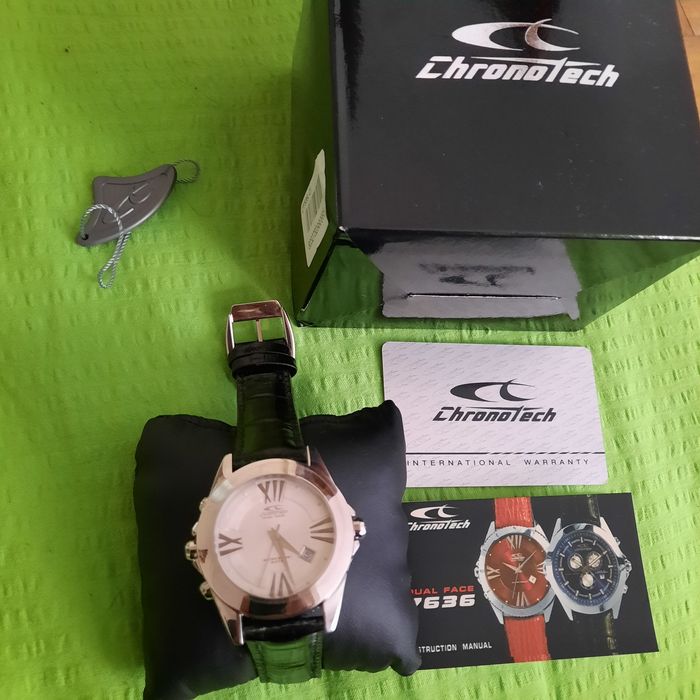 Relogio"Chronotech"¤41mm,a novo! Tela dupla