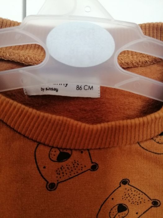 Bluza chłopięca misie 86