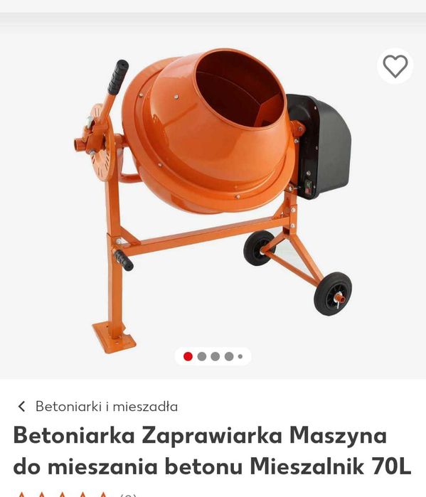 Betoniarka 70l T-Mech