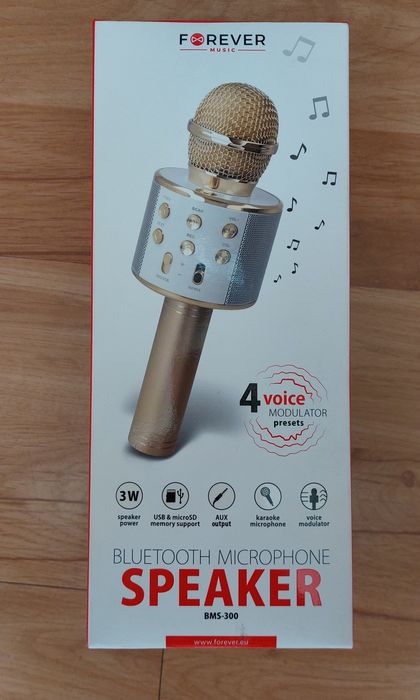 Mikrofon bezprzewodowy NOWY Karaoke speaker BMS-300
