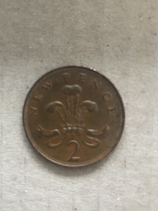 Монета NEW PENCE 2