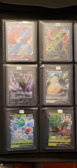 Cartas Pokemon Raras e Originais V
