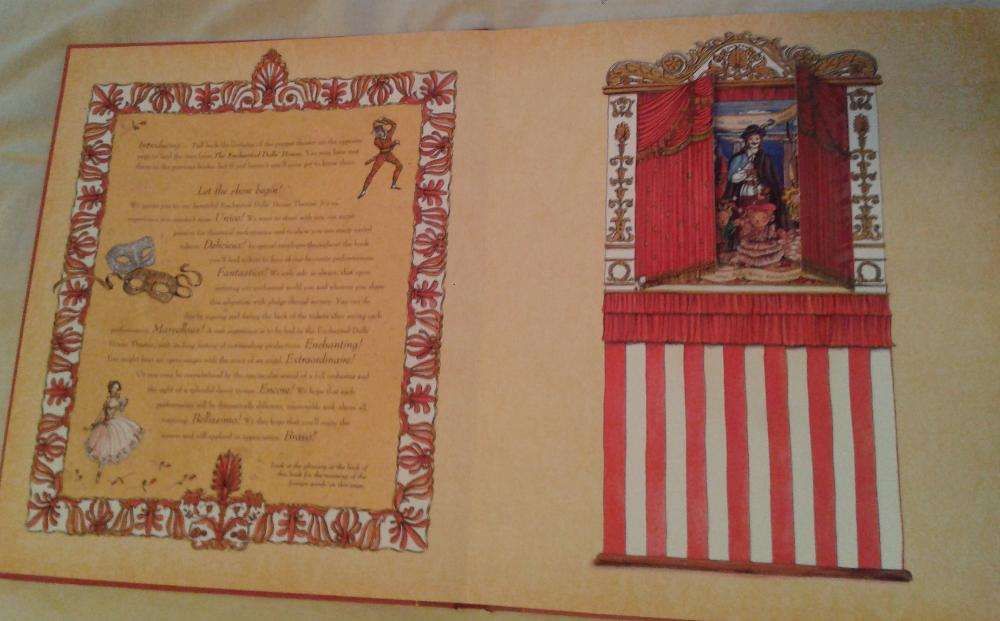 Интерактивная книга на английском The enchanted doll`s house theatre.