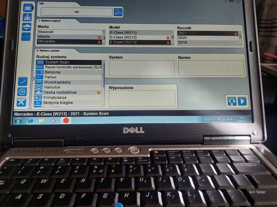 Laptop Dell latitude tester diagnostyczny