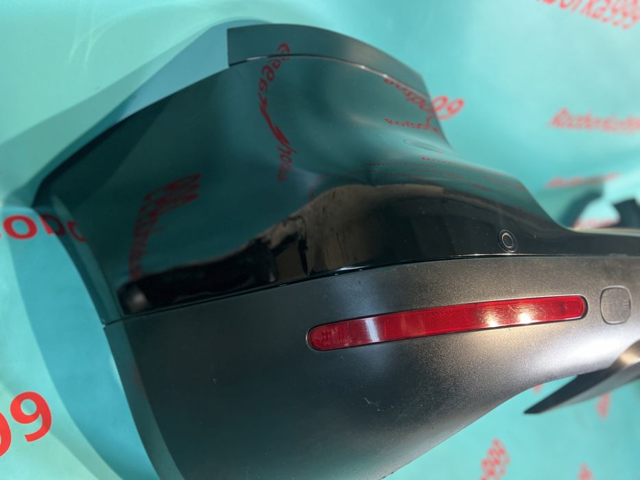 Задний бампер vw Touareg 7L чорний Таурег