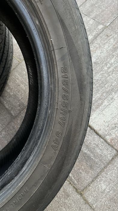 Літня резина шини yokohama  215/55/R17