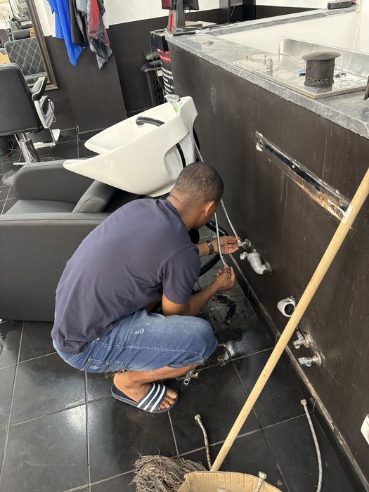 Calha para cabeleireiro