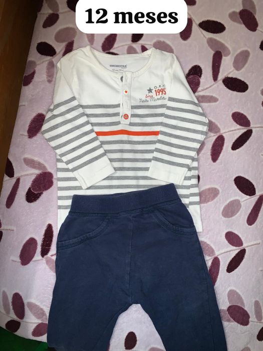 Roupa de bebê menino 6-9-12 meses