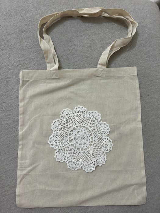 Uniwersalna torba shopper z aplikacją folk