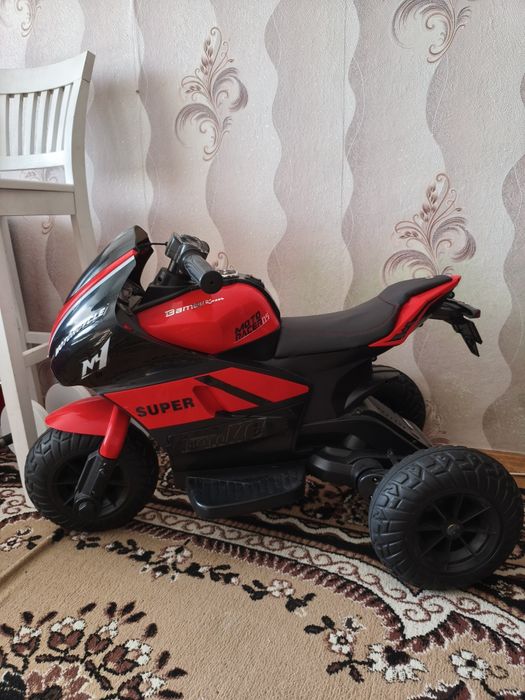 Дитячий електромотоцикл Bambi M 4135EL-3 Червоний