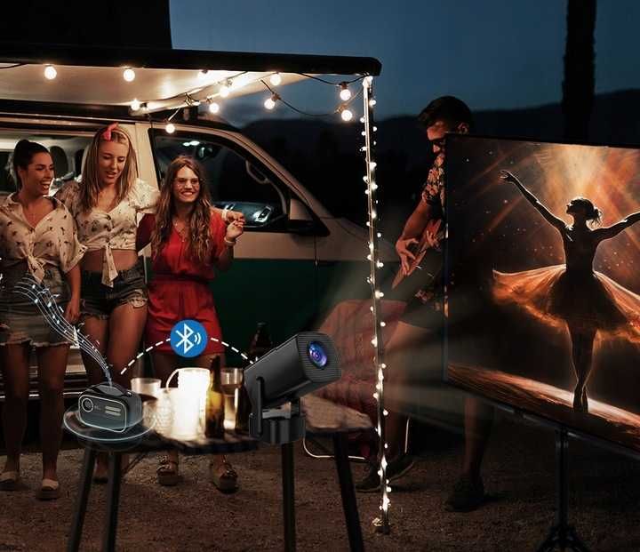 ZESTAW Projektor rzutnik prime video youtube netflix HBO canal+ twitch