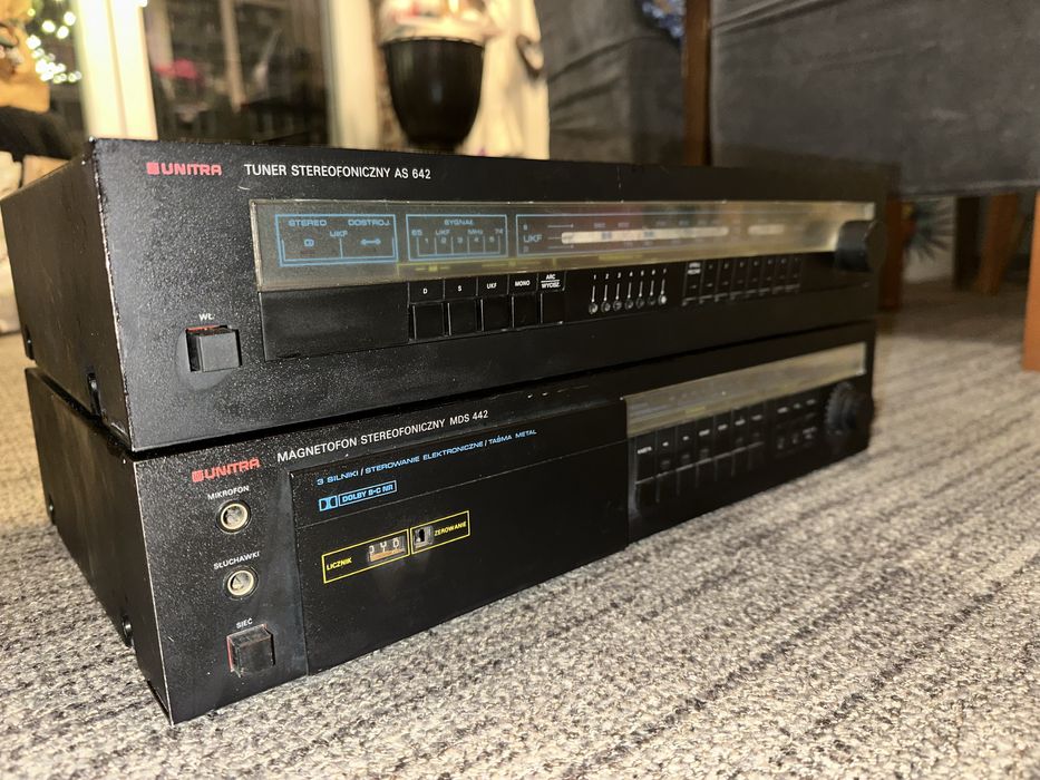Unitra Magnetofon MDS442 / TUNER AS642 / wieża komplet