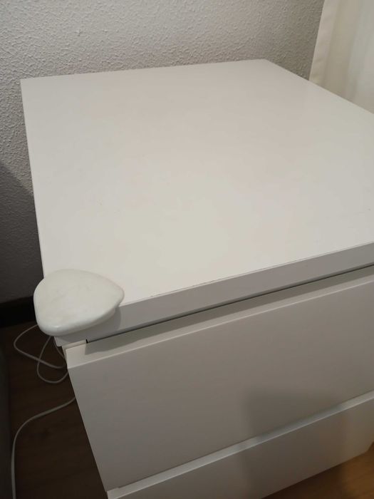 2 mesas cabeceira malm ikea