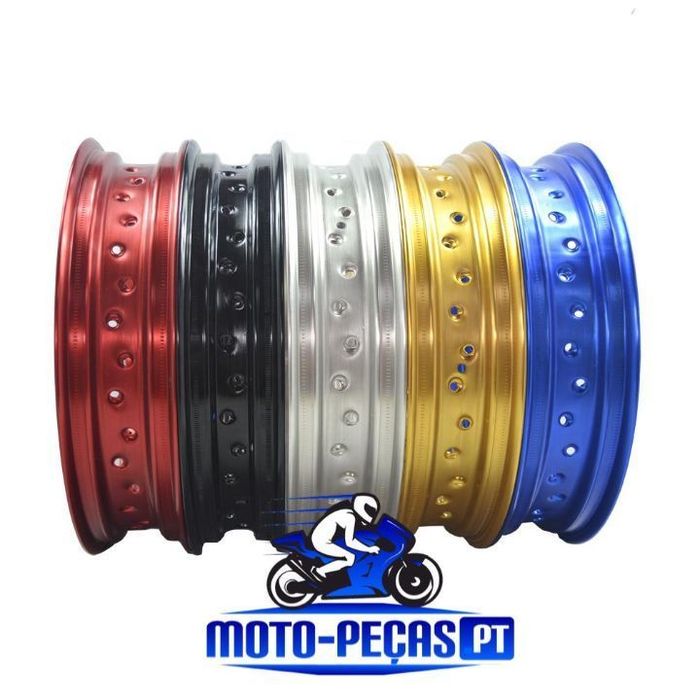 AROS 17 , RODAS SUPERMOTO , SUPERMOTARD , SUPER MOTARD , SUPER MOTO JANTES aluminio 36 furos