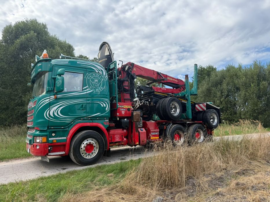 Scania 6x4 drewna epsilon drzewa lasu dłużycy