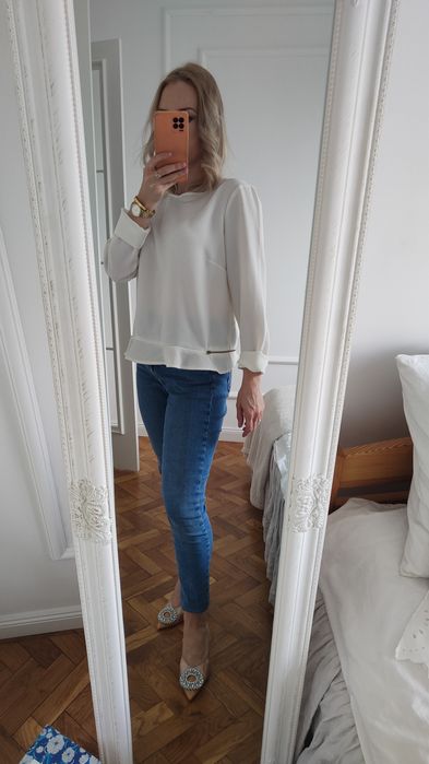 Bluzka koszula biała