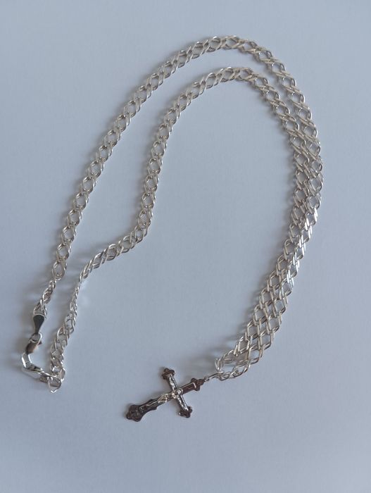 Ланцюжок ,цепочка ,хрестик срібло