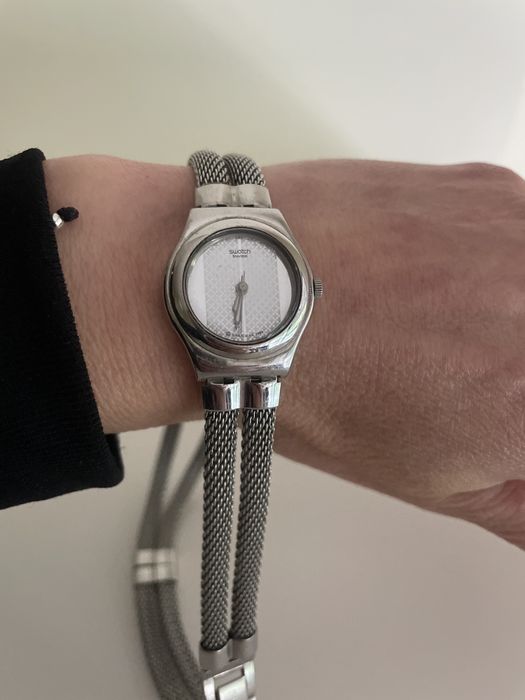 Relógio Prateado da Swatch