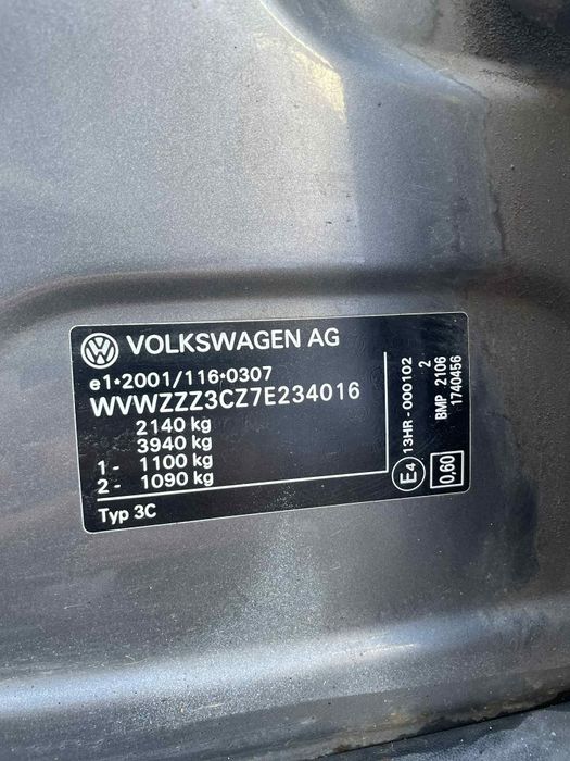 Volkswagen passat b6 2007