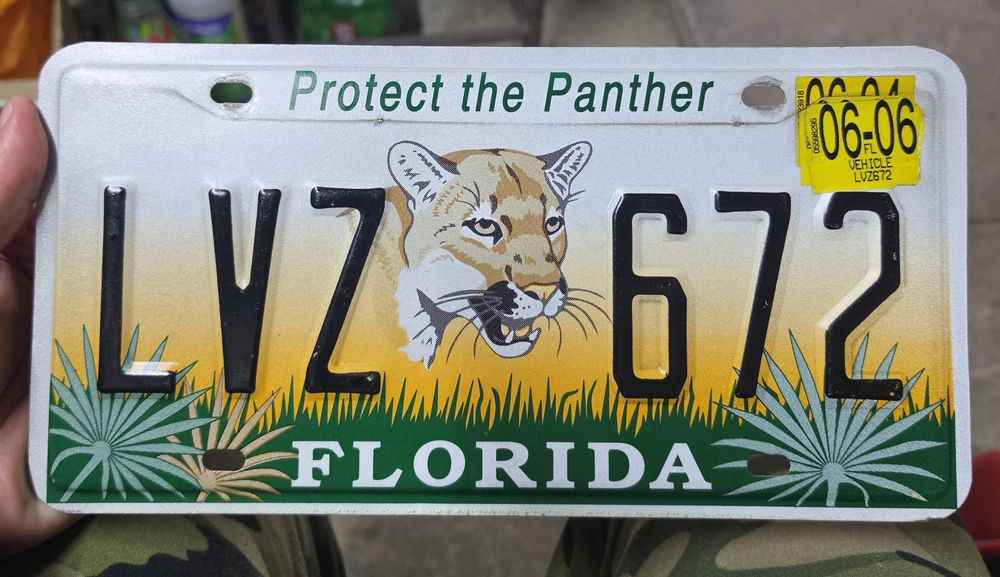 Tablica rejestracyjna Usa - Florida