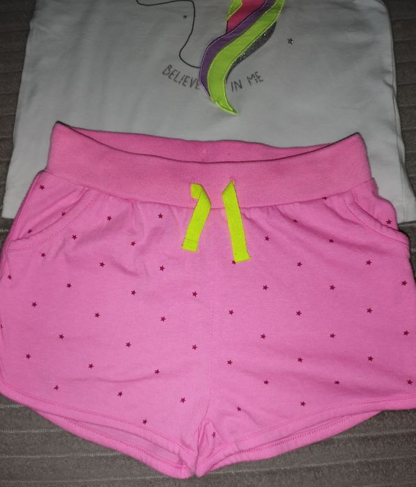 Zestaw dziewczęcy 98 104 jednorożec różowy