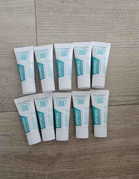 Pasta do zębów elemex sensitive 10 x 20 ml mini w podróż
