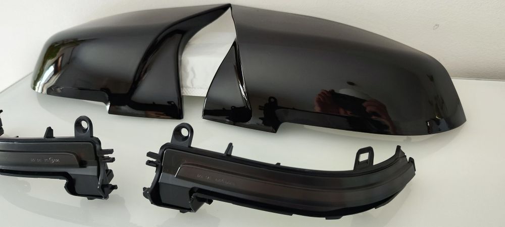 Capas espelhos + Piscas Led Dinâmicos BMW (Geracao F) F20 F30 etc