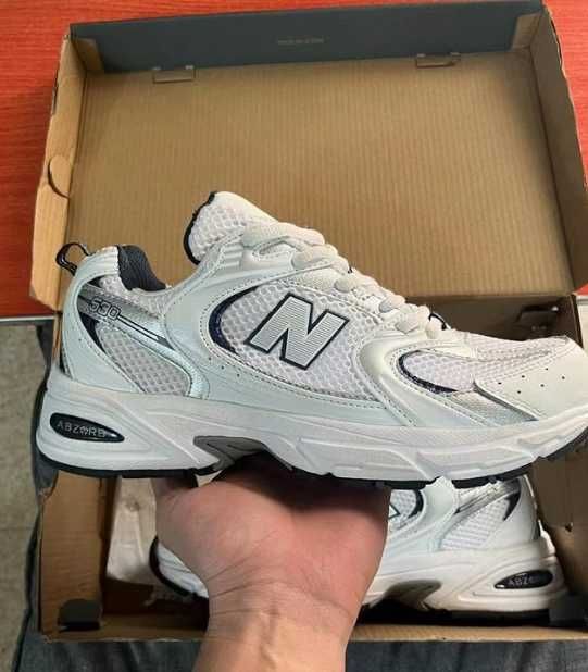 New Balance 530 White Silver Navy R.40