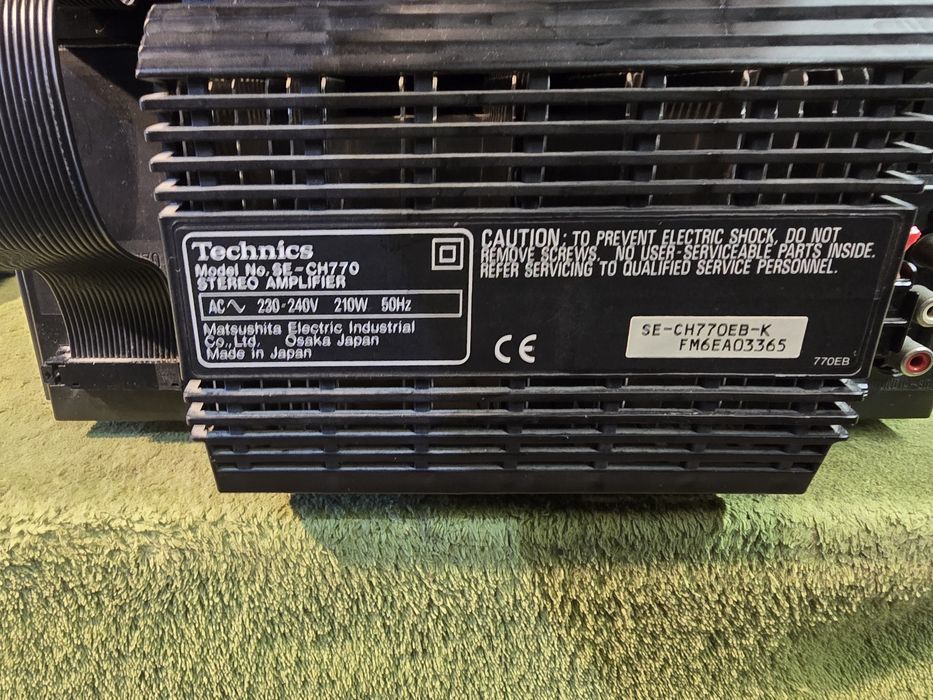 TECHNICS SE-CH770, ST-CH770, SL-CH770 zestaw 3 segmenty.