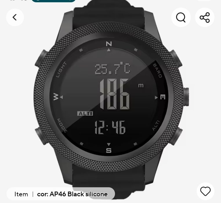 North edge apache-46 relógio digital.