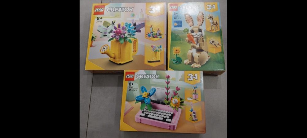 Lego Creator pudełka 3 szt