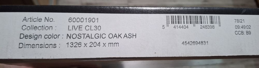 Вінілова підлога (46м2) Berry Alloc Live Planks 60001901