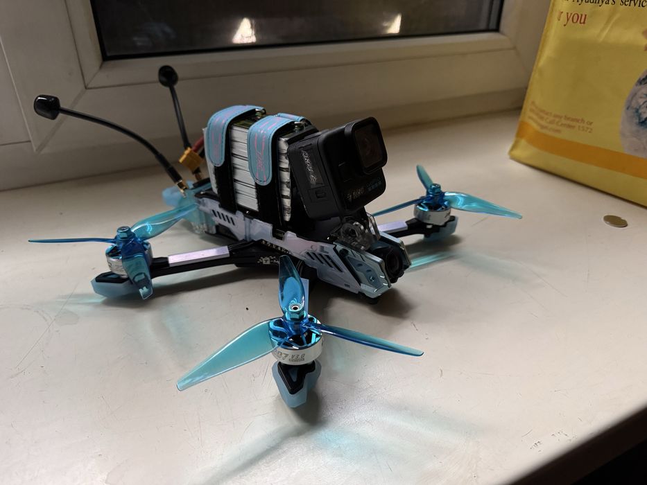 Кастомный FPV дрон 5” / DJI O3 Air Unit / состояние нового