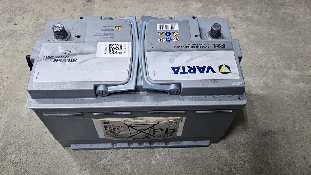 Akumulator AGM F21 80Ah 800a Varta silver dynamic