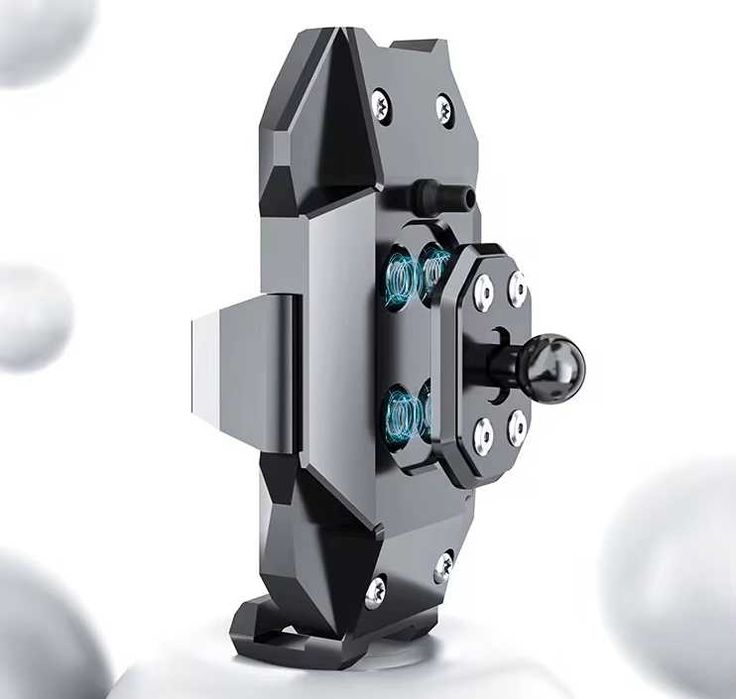 Антивібраційний тримач телефону на мотоцикл Бездротова 15W Металевий