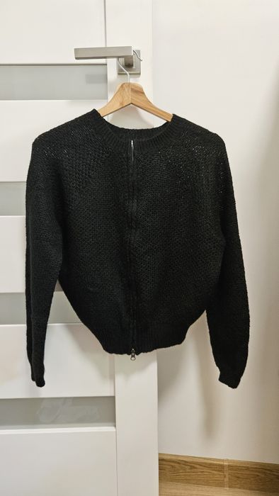 Sweter wełniano akrylowy