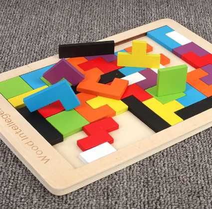 Drewniana układanka dla Dzieci Nowa