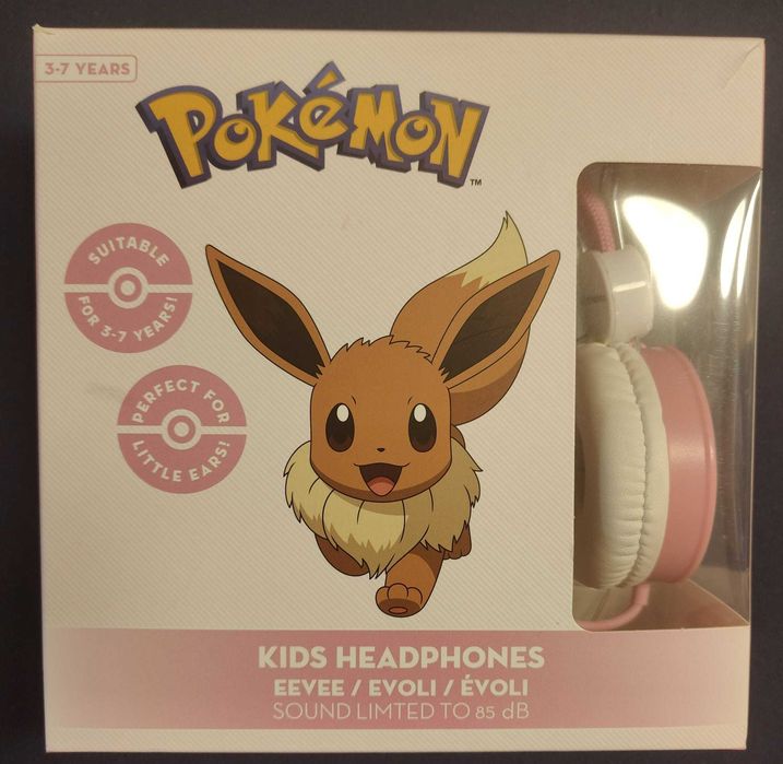Słuchawki przewodowe Pokemon