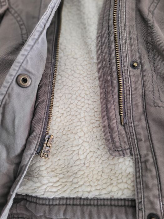 Casaco polar com capuz XS