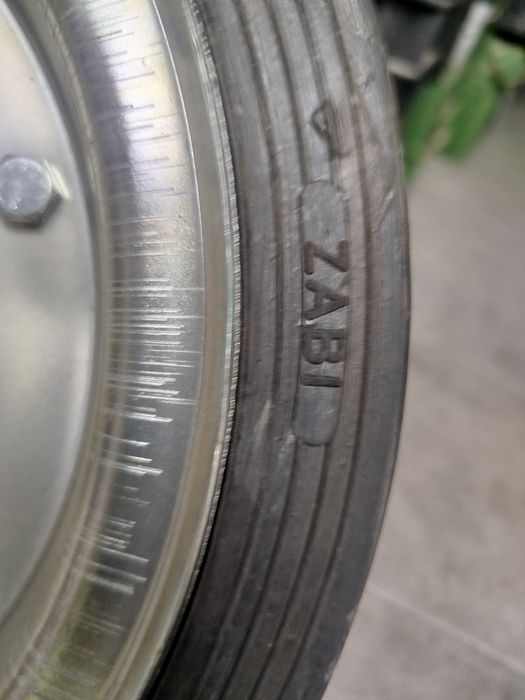 Kółka koła metalowo gumowe ułożyskowane fi360x75 bardzo mocne