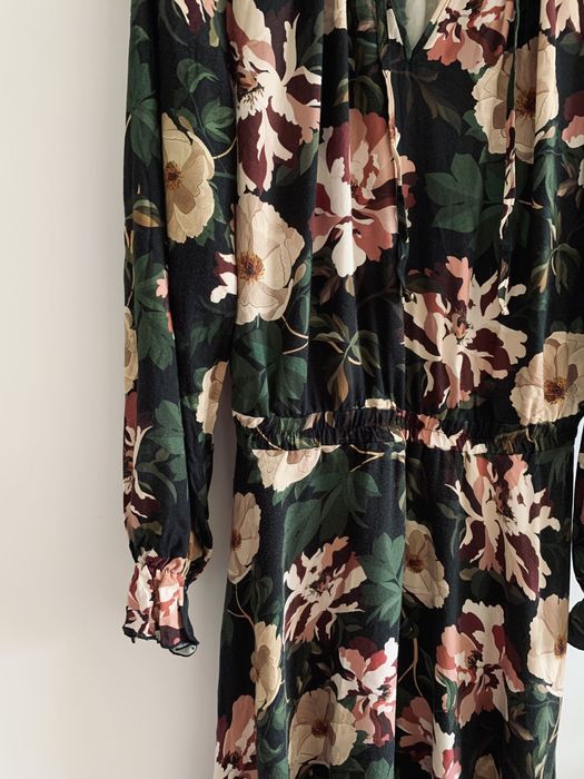 Sukienka Alma Le Collet luźna kwiaty basic wzory