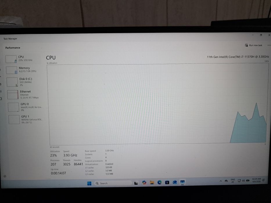 Portatil ASUS TUF Dash F15 | RTX 3060 | i7-11370H | Ultra-Slim Gaming